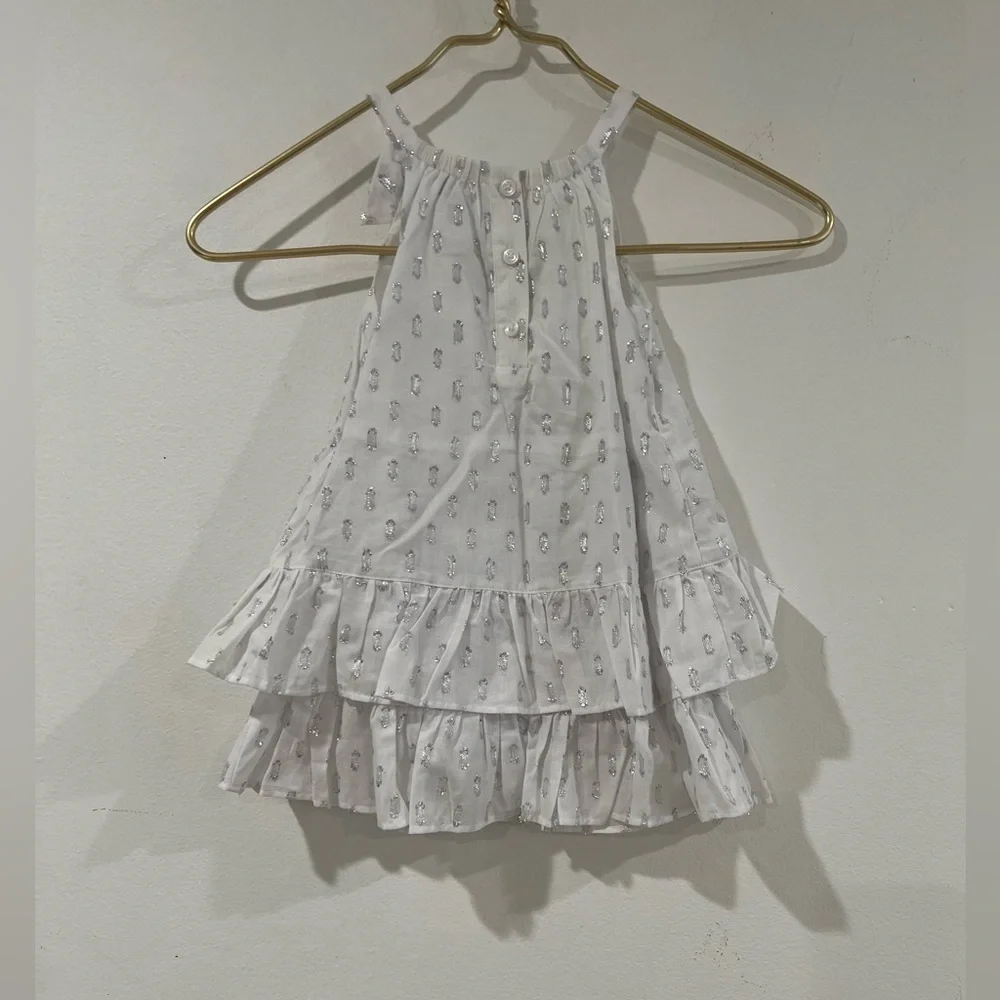 JANIE AND JACK strap dress with bow on the side size 18-24 months